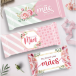 Kit Printables – Embalagem Chocolate Dia das Mães