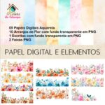 KIT PAPÉIS E ELEMENTOS MÃE É SORTE
