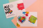 Card quebra-cabeça - Abril Azul 2024 Autismo