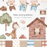 Kit Digital Três Porquinhos cod02