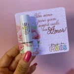 Kit Card e Adesivo para manteiga de cacau/batom