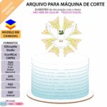 ARQUIVO Topo de bolo Batizado Pombinha Espírito Santo