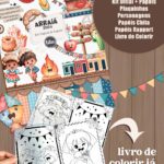 Arraiá 2024 - Combo Ilustrações + Papéis + Livrinho