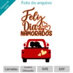 ARQUIVO topo de bolo dia dos Namorados Caminhonete