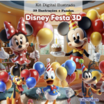 Kit Digital Disney Clássico 3D