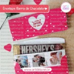 Arquivo Digital - Envelope Barra Chocolate Dia dos Namorados