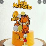 Topo de Bolo Garfield - Arquivo Digital