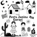 Kit Digital Festa Junina Cordel