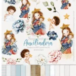Kit Digital Ilustrações Nossa Senhora Auxiliadora