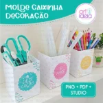 Arquivo Digital - Molde Caixinha Decoração