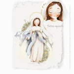 Ilustração Digital Nossa Senhora das Graças (Santinhos)