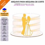 ARQUIVO Topo de bolo Noivos Casamento
