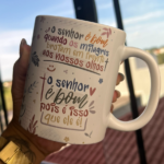 O Senhor é Bom! Arte para caneca