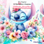 KIT DIGITAL Stitch Jardim
