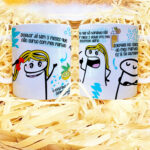 Arte para Caneca MEME MARACUJÁ FLORK