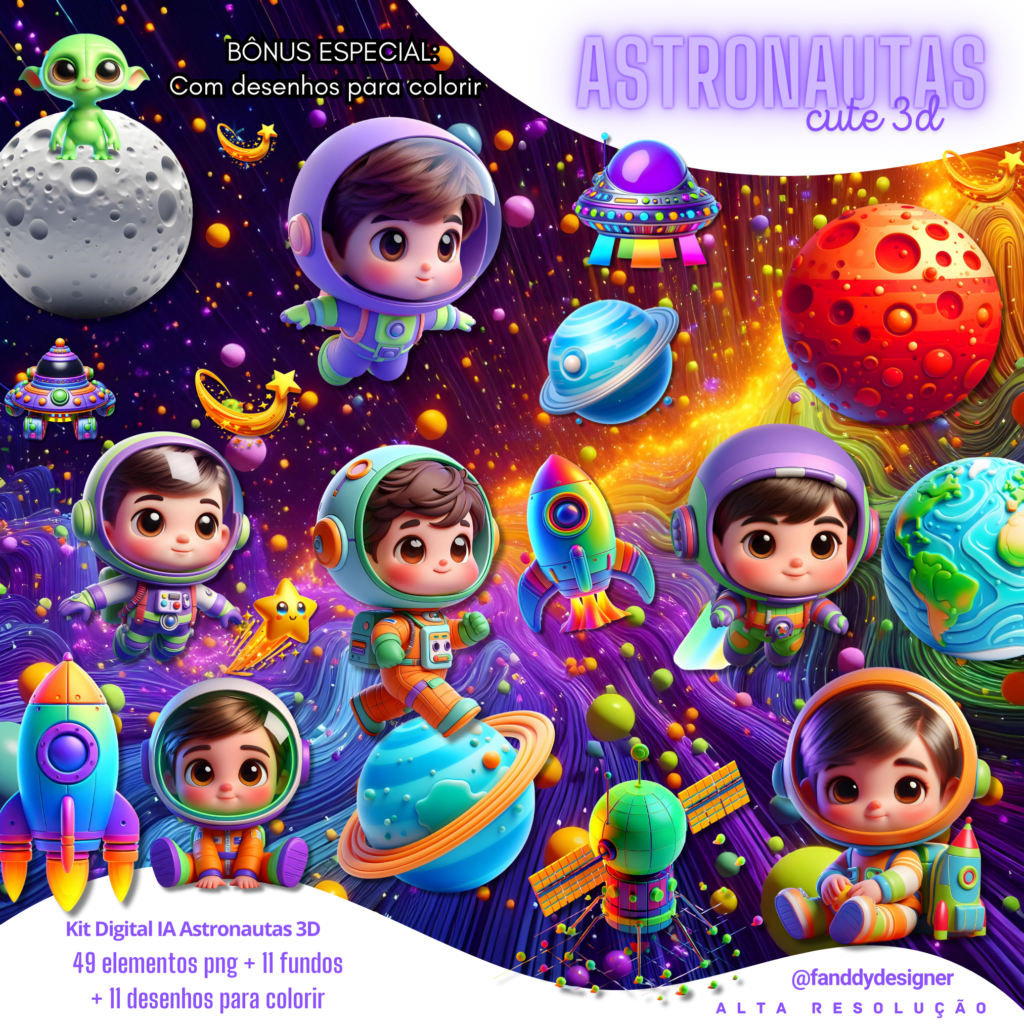 KIT DIGITAL Astronauta - Imagem 1