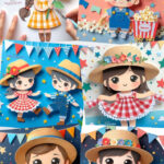 Kit 6 Topos de Bolo Festa Junina cod03