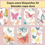 COMBO Capa para bloquinhos A7 blocados capa dura PACK 1 + PACK 2