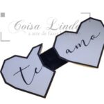 Arquivo de Corte Caixa Deslizante 2 Corações