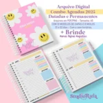 Combo Agendas Smile 2025 Datadas | Permanentes