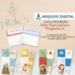 Arquivo Digital – Kit Mini Marcadores Magnéticos Mariano