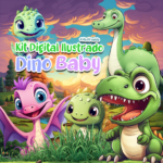 KIT DIGITAL DINO BABY