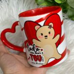 Arte Caneca Urso In Love - Dia dos Namorados