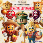 KIT DIGITAL FESTA JUNINA - Ilustrações