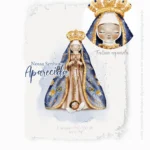 Ilustração Digital Nossa Senhora Aparecida (Santinhos)