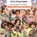 Kit Digital Mascotinho Junino
