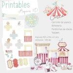 Printable Moldes 3D- Circo