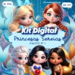 Kit Digital Princesas Sereias versão 1
