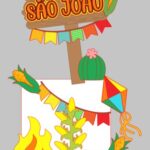 Arquivo de Corte Topo de Bolo Plaquinha Festa Junina