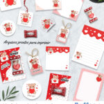 kIT DIGITAL PRINTABLES URSINHOS APAIXONADOS