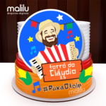 Arquivo de Corte Topo de Bolo Festa Junina Sanfoneiro