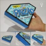 ARQUIVO DE CORTE CAIXA DIA DOS PAIS DIAMANTE - MOLDE (STUDIO E PDF)