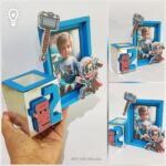 ARQUIVO DE CORTE CENTRO DE MESA COM QUADRO - MOLDE (STUDIO E PDF)