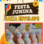 Arquivo de Corte Caixa Envelope Junino