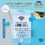 Arquivo Digital - Cartão Balinha Celular Dia dos Pais