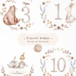 Mesversário Bosque | Artes Prontas