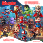 kit Digital OS VINGADORES CUTE