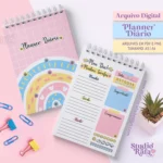 Planner Diário Candy Colors #2 (arquivo digital)