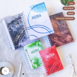 Super Combo | Agendas 2025 + Permanentes | A5 + A6 | Capas | 72 Miolos Col. Topázio