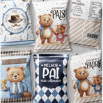Kit Printable- Chip Bag- Papai Urso