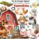 Kit Digital Fazendinha cod05