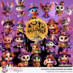 Kit Digital ANIMAIS FOFOS HALLOWEEN