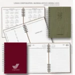 Arquivo Digital Agenda Corporativa Office Diária datada 2025+6 capas