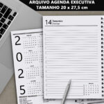 Arquivo Agenda Executiva 2025 tamanho 20 x 27.5 cm A4 com 1 dia por página