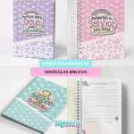 COMBO ENCADERNAÇÃO DE PAPELARIA | VERSÍCULOS BÍBLICOS