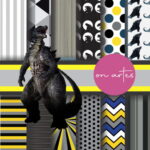 Kit Papel Digital Godzilla